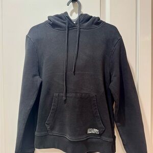 All Saints Black Hoodie Size 4 (small)